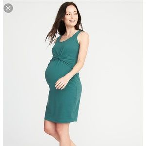 Old Navy Maternity Twist-Front Bodycon Tank Dress